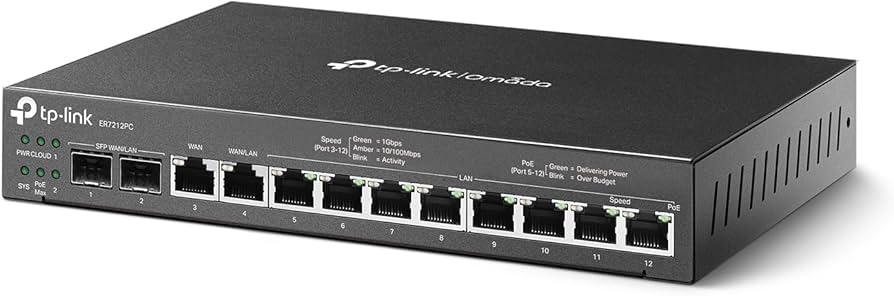 Omada 3-in-1 Gigabit VPN Router TP-LINK ER7212PC